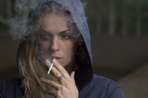 Smoker girl